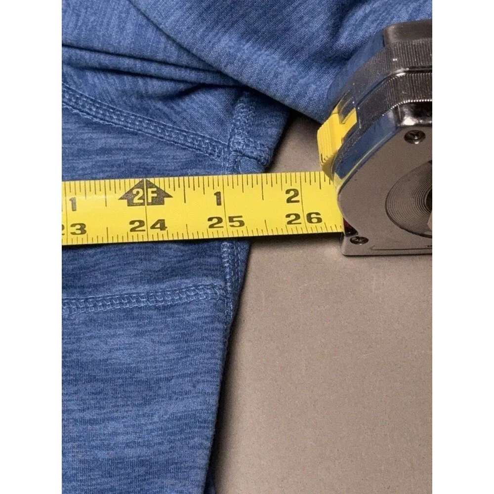 The North Face Pullover Mens XXL Heather Blue Fleece 1/4 Zip Long Sleeve Outdoor